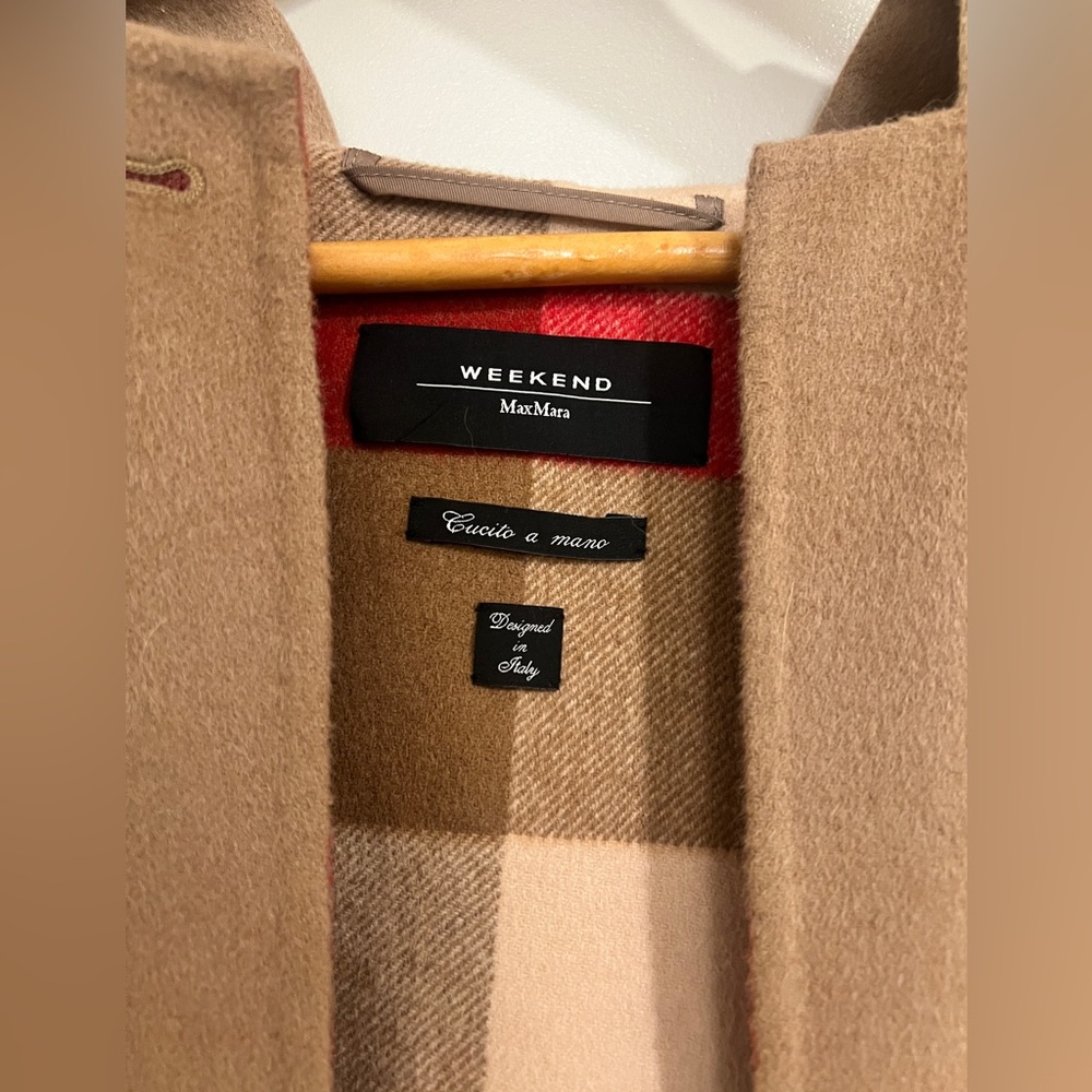 Weekend Maxmara Camel Toggle Coat - image 3